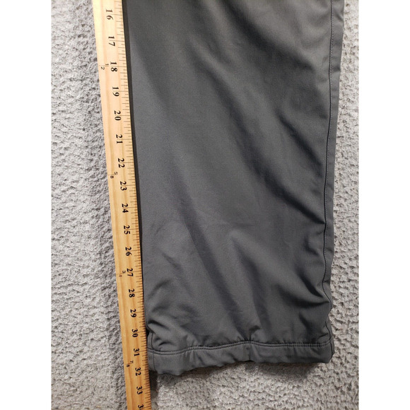 Eddie Bauer Cargo Pants Women's 16 Gray Fleece Lined Stretch Gorpcore 38x32 - Picture 8 of 16